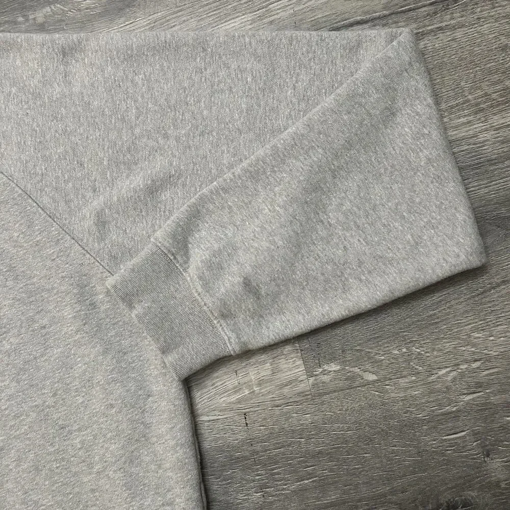 Adidas Originals Trefoil Essentials Crew Sweater XL Gray Heather Fleece IM4537